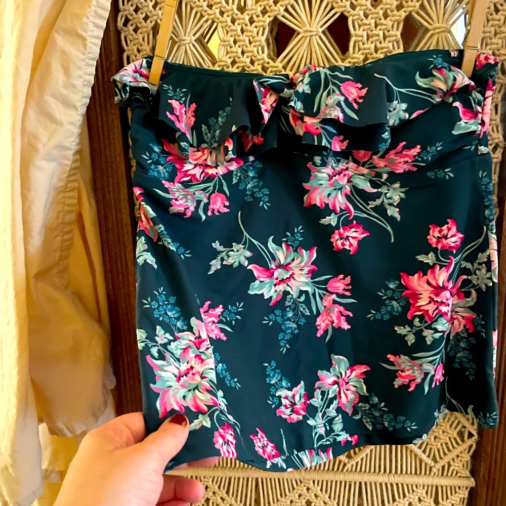 Retro Floral Swimtop/Summer Wear